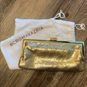 BCBG Clutch Gold